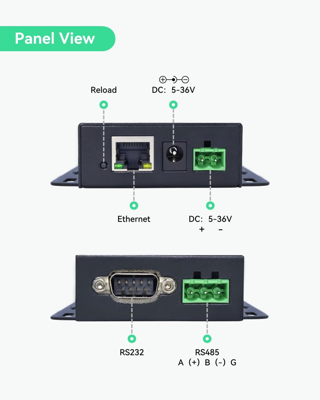LINOVISION Dual Ports Serial Server