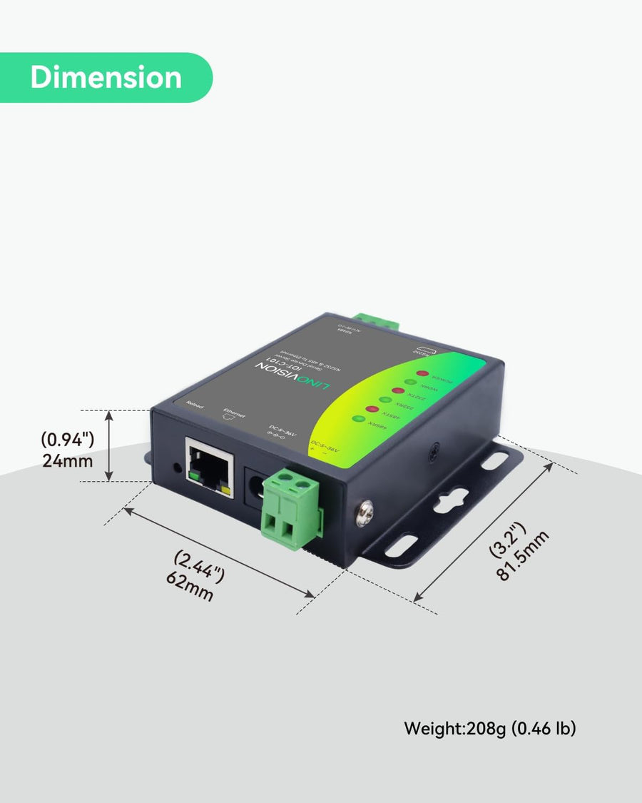 LINOVISION Dual Ports Serial Server
