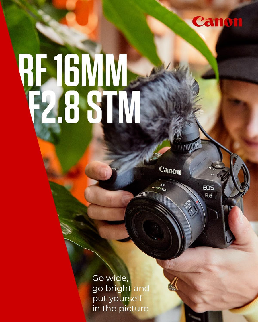 Canon RF 16Mm F2.8 Stm - Ultra-Wide Lens For Canon R System Cameras