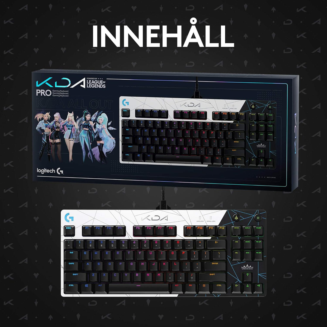 Logitech G PRO K/DA Mechanical Gaming Keyboard