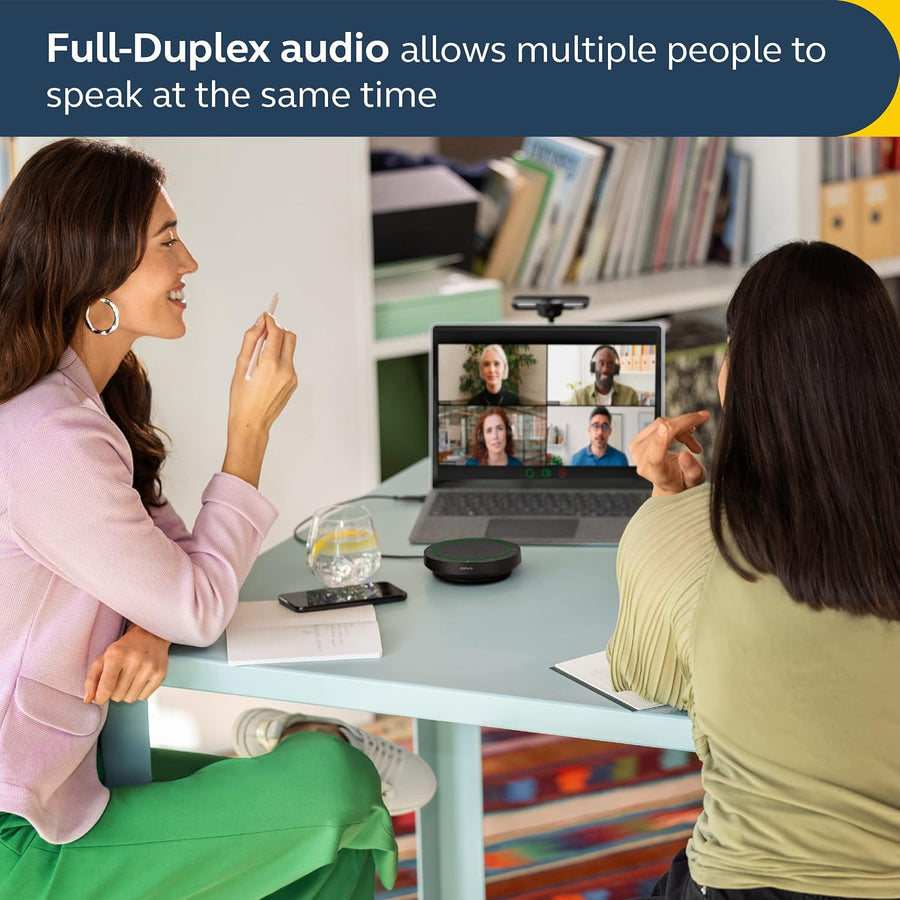 Jabra Speak2 40 Portable Speakerphone - 4 Noise-Cancelling Mics
