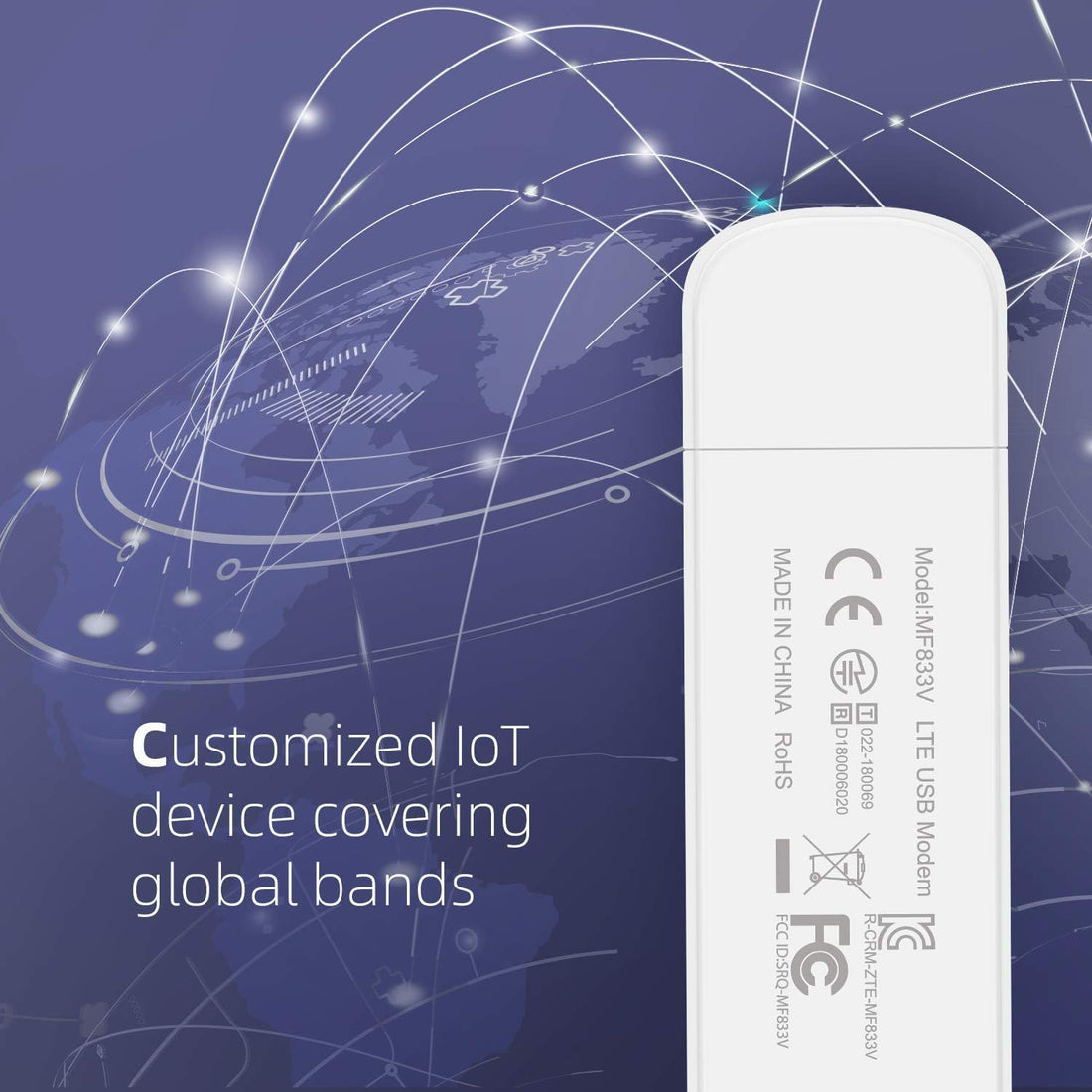 ZTE MF833V 4G LTE USB Modem Dongle