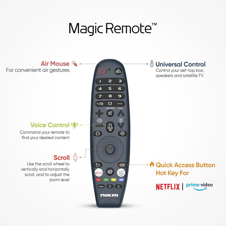 Nikai 100 Inch UHD LED WebOS Smart Tv Platinum Series
