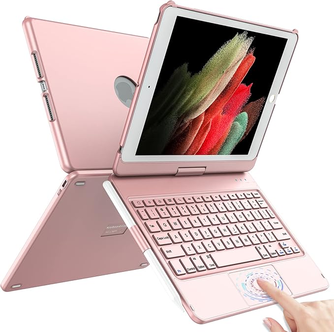 TQQ Touchpad Keyboard Case for iPad 10.2 9th/8th/7th Gen