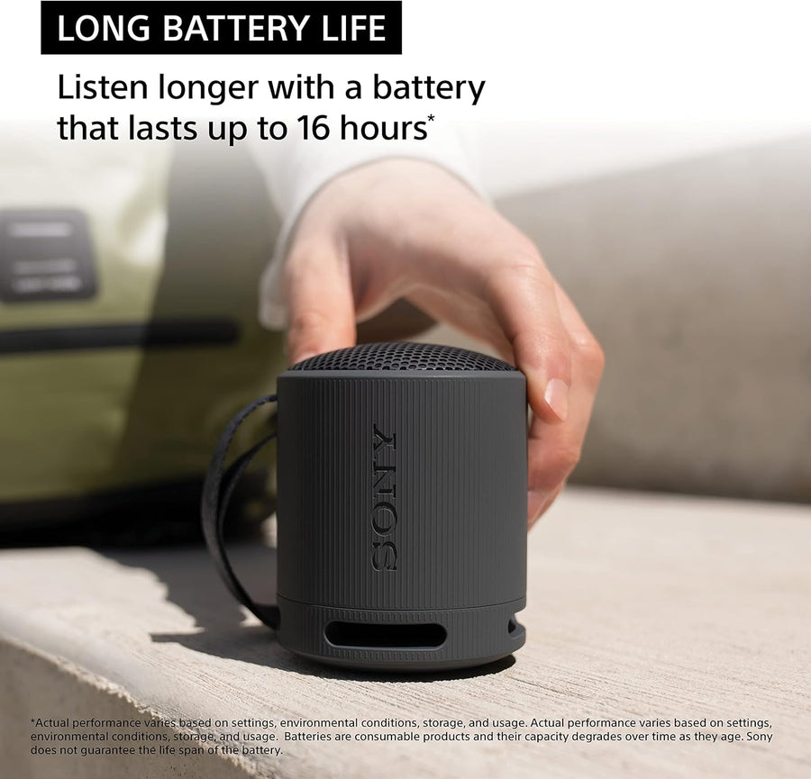 Sony SRS-XB100 Wireless Bluetooth Portable Lightweight Super-Compact Travel Speaker