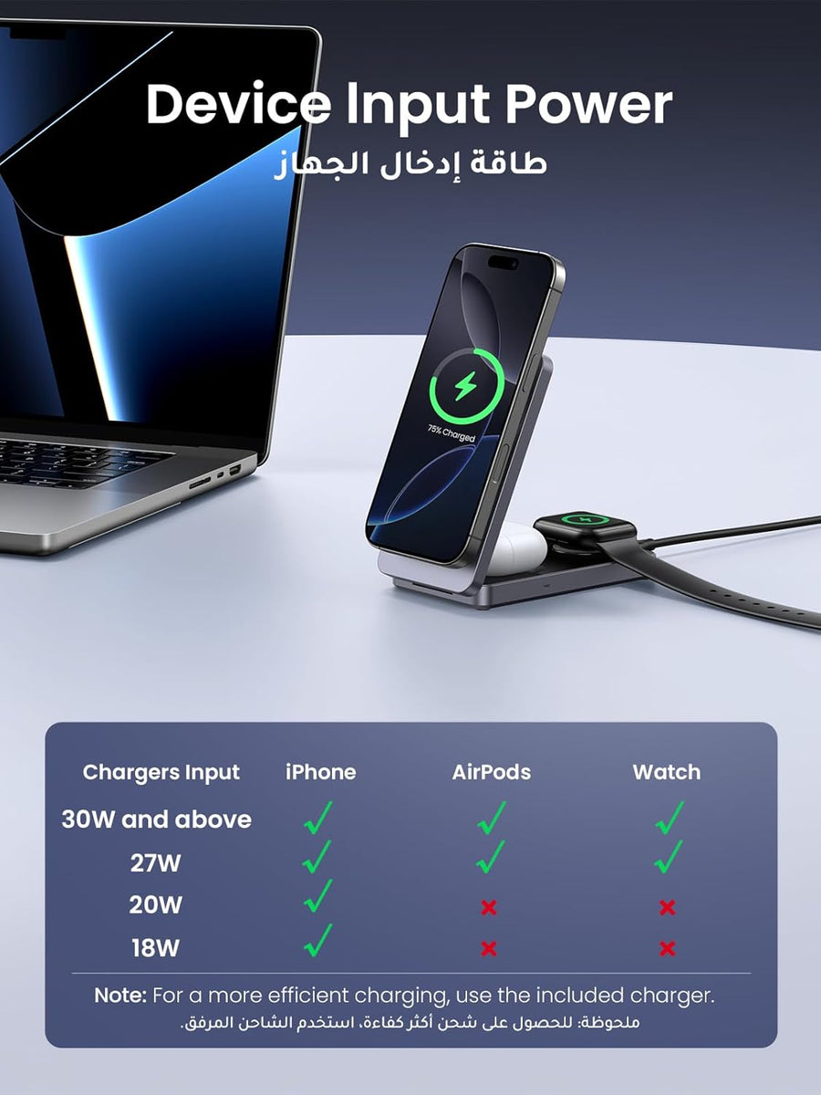 UGREEN MagFlow Qi2 15W Wireless Charger