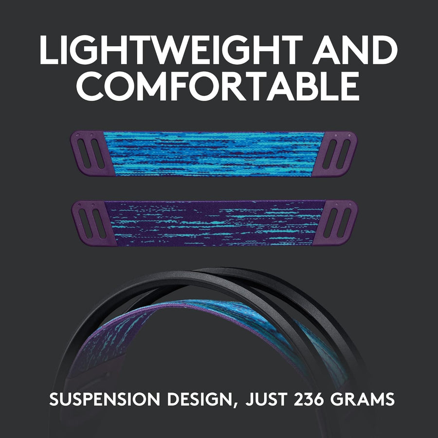 Logitech G535 LIGHTSPEED Wireless Gaming Headset - Lightweight on-ear headphones