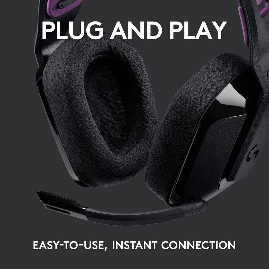 Logitech G535 LIGHTSPEED Wireless Gaming Headset - Lightweight on-ear headphones