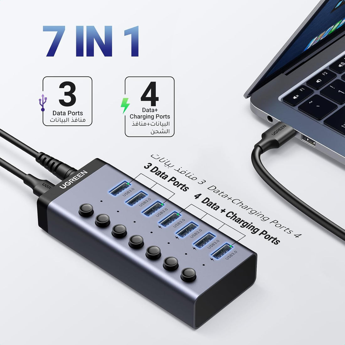 UGREEN Powered USB Hub 3.0