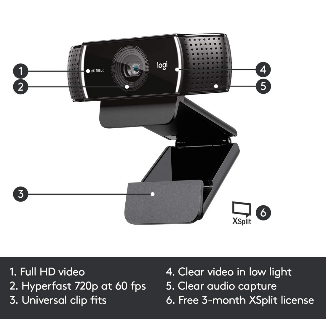 Logitech C922 Pro Stream Webcam