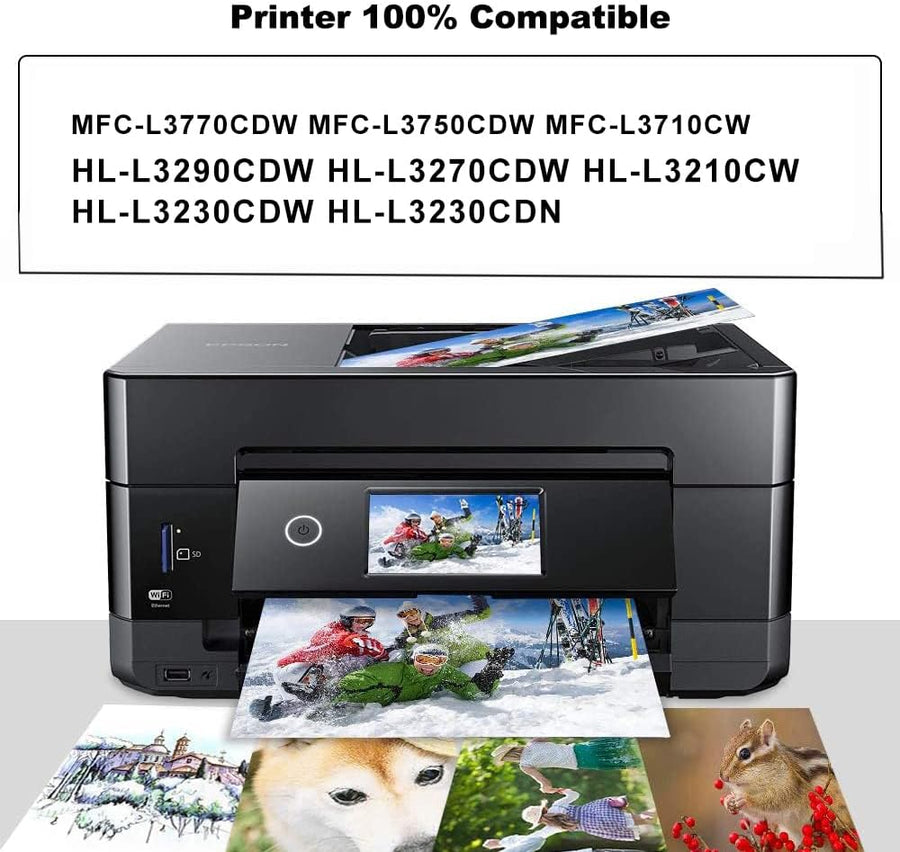 ICOMJET Compatible Toner Cartridge Replacement for TN-273 TN273 TN227 Use for Brother MFC-L3770CDW MFC-L3750CDW MFC-L3710CW HL-L3290CDW HL-L3270CDW HL-L3210CW HL-L3230CDW DCP-L3510CDW HL-L3230CDN