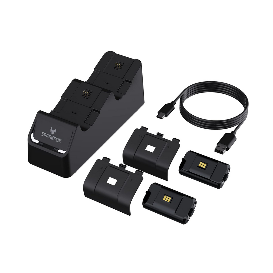 SPARKFOX Dual Controller Charging Dock Charge Station