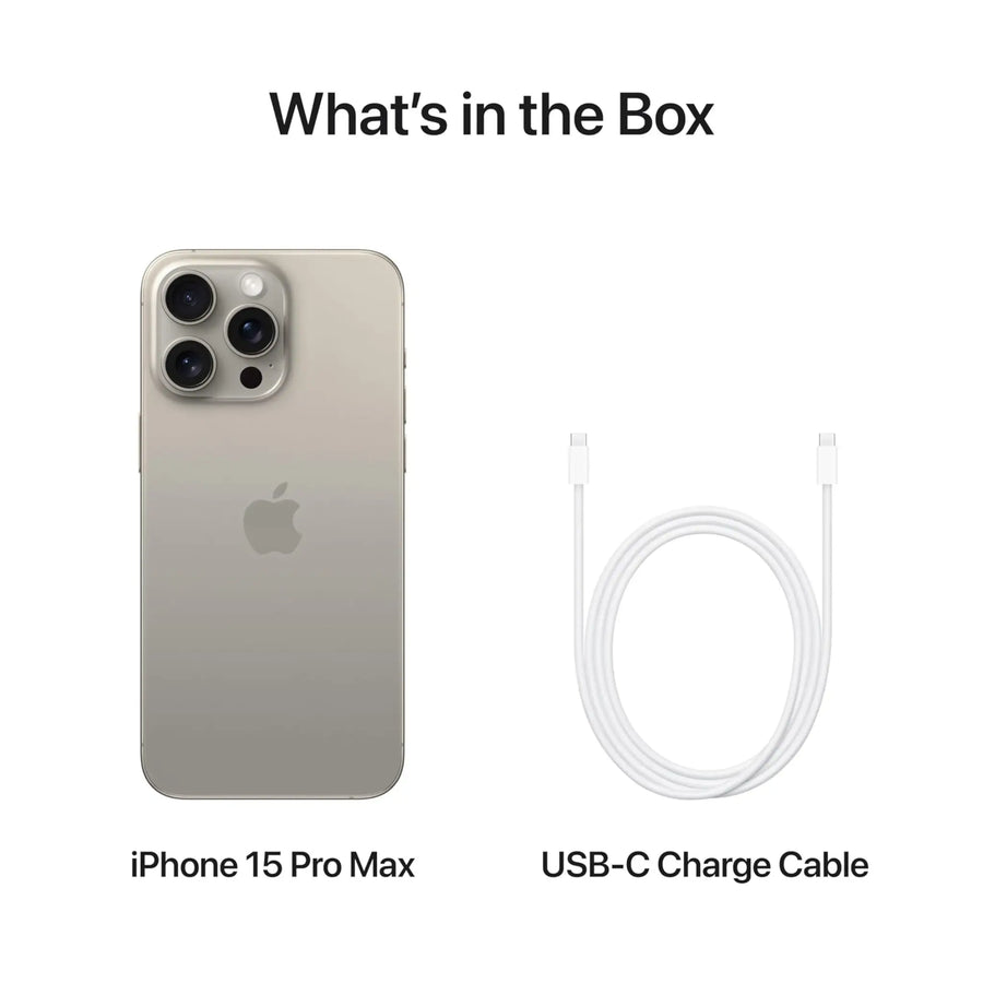 Apple iPhone 15 Pro Max (256 GB) - Natural Titanium