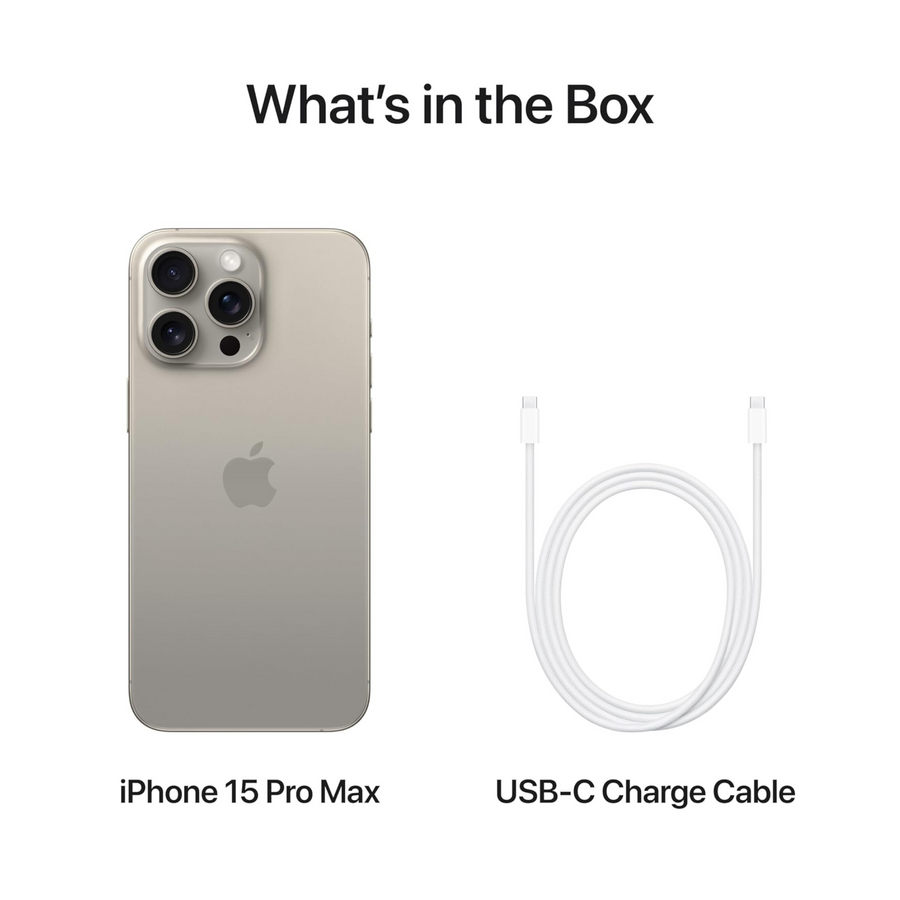 Apple iPhone 15 Pro Max (256 GB) - Natural Titanium