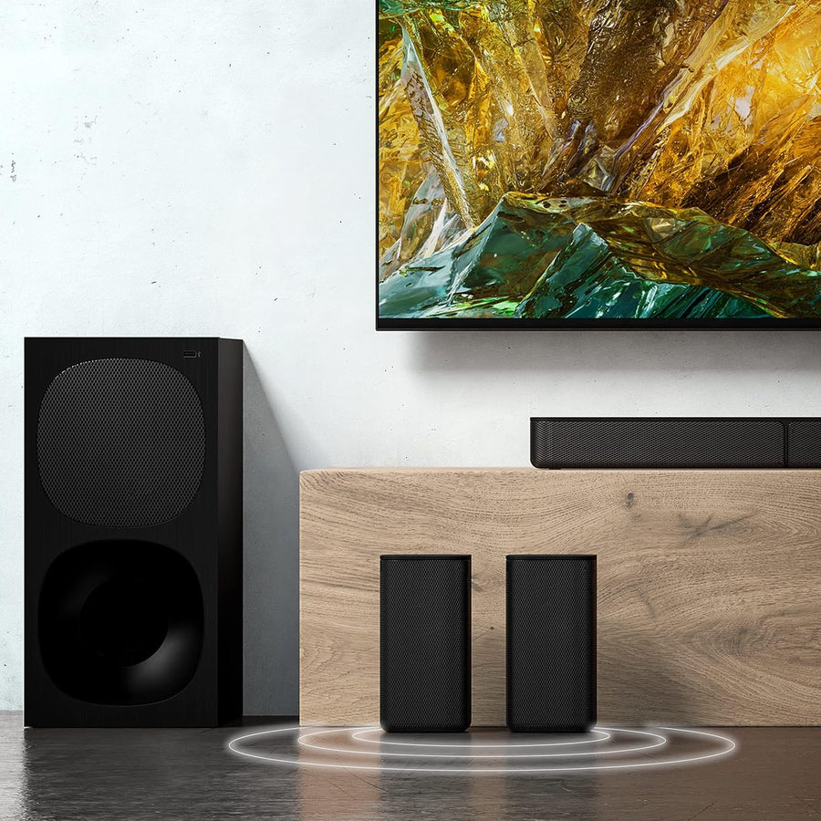 Sony HT-S20R Real 5.1ch Dolby Digital Soundbar for TV with subwoofer and Compact Rear Speakers