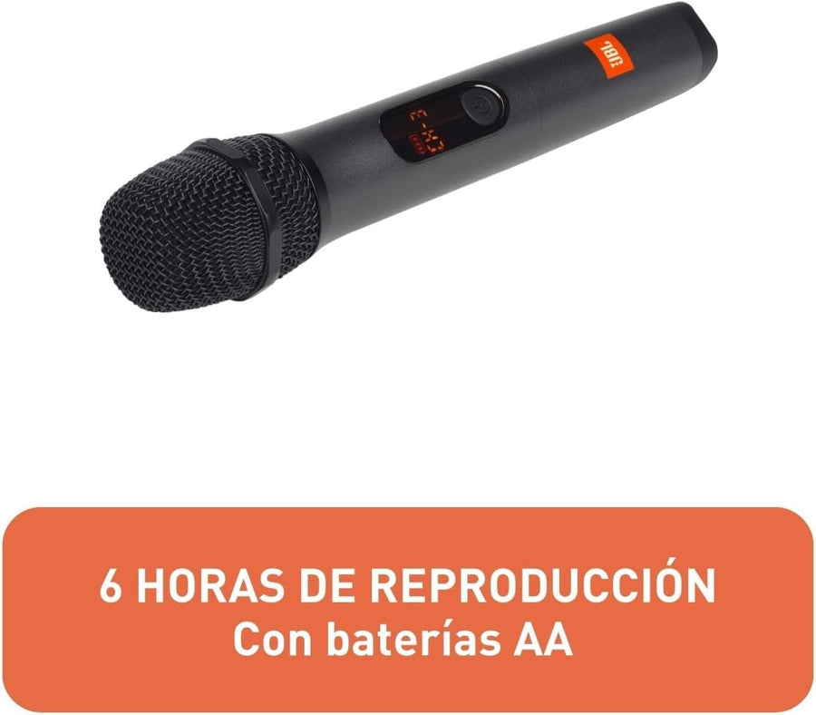 JBL Party Box 110 and Wireless Microphone Bundle Speaker and Microphone with LED Light Effect