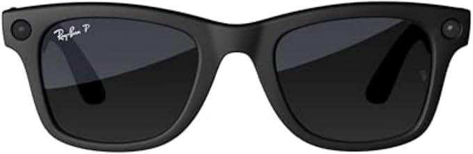 Meta Ray-Ban - Wayfarer (Standard) Smart Glasses - Matte Black
