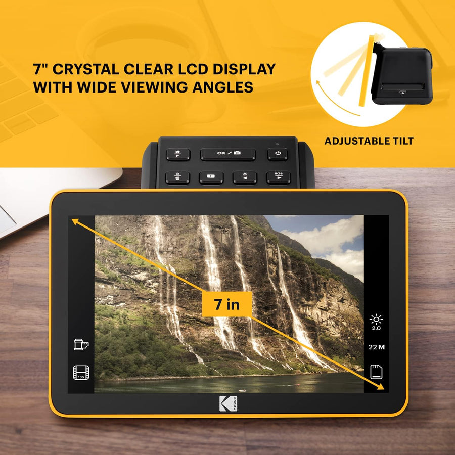 KODAK RODFS70 Kodak Slide And Scan Digital Film Scanner 7 Inches Max - Large 7 Inches LCD Screen