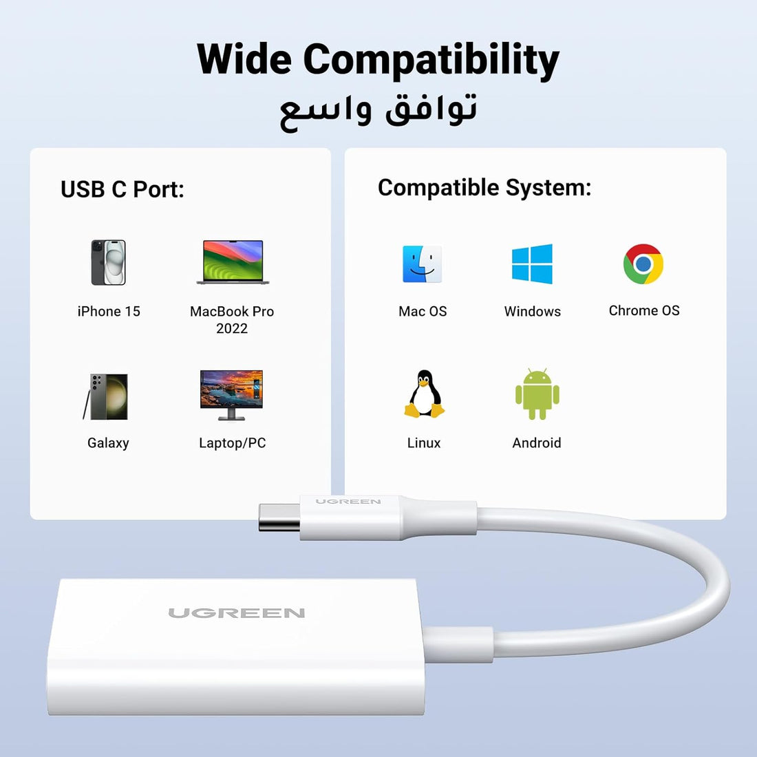UGREEN SD Card Reader for iPhone 16/iPhone 15