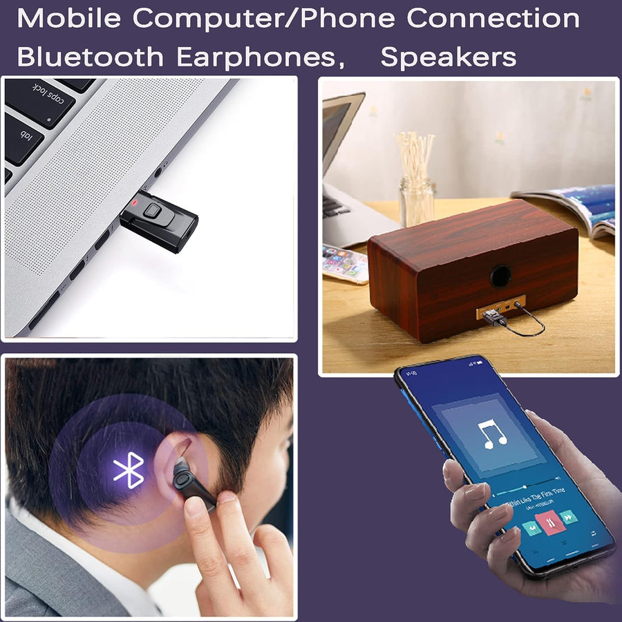 KASTWAVE USB Bluetooth 5.0 Transmitter Receiver