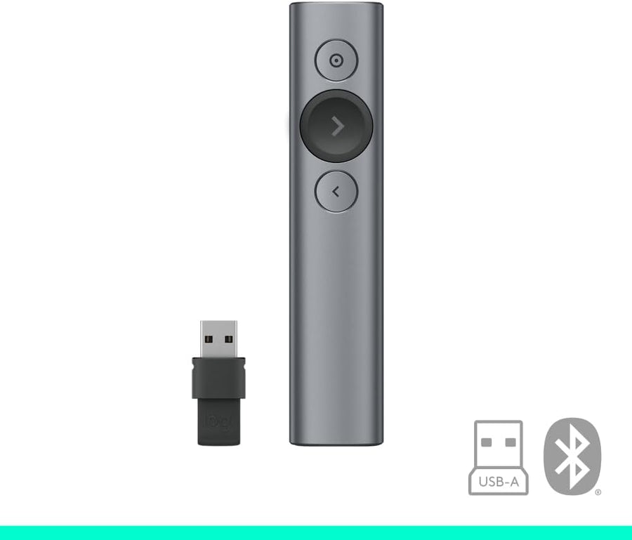 Logitech Spotlight Presentation Remote - Universal Wireless Presentation Clicker with Laser Pointer