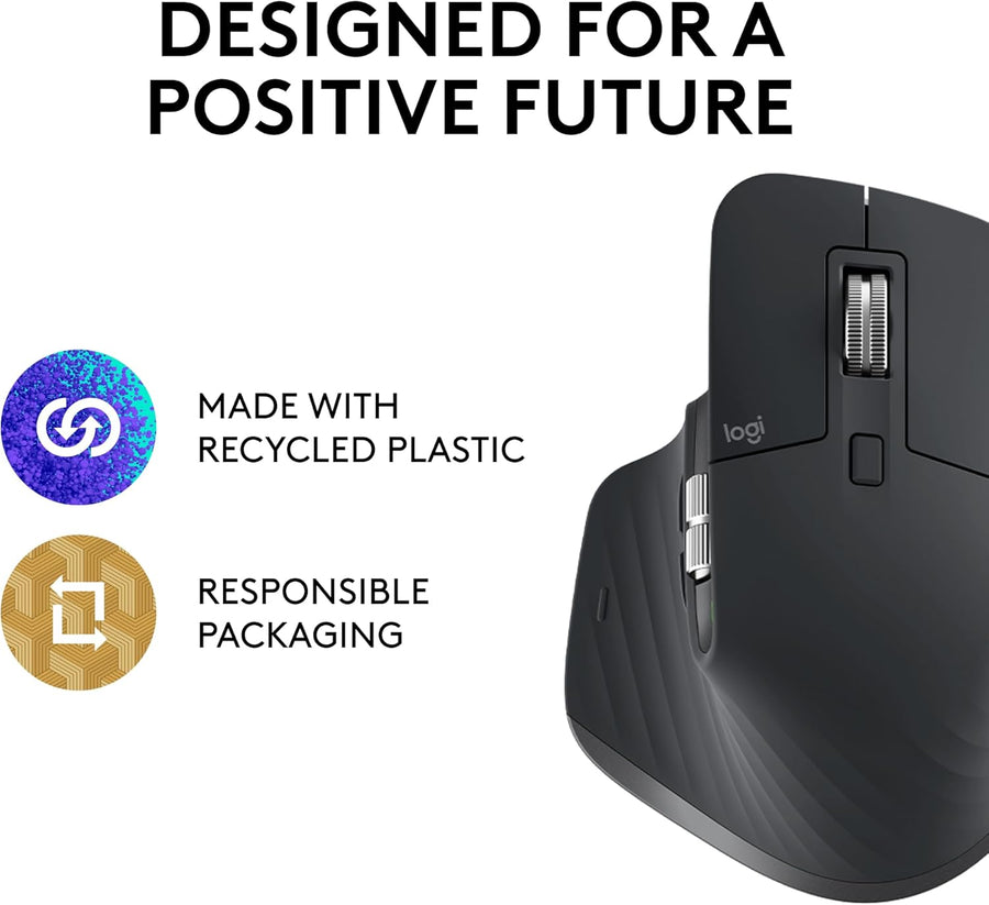 Logitech MX Master 3S - Wireless Performance Mouse with Ultra-fast Scrolling