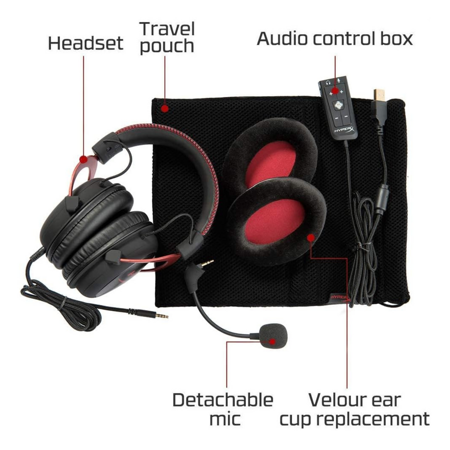 HyperX Cloud II Gaming Headset for PC & PS4 & Xbox One