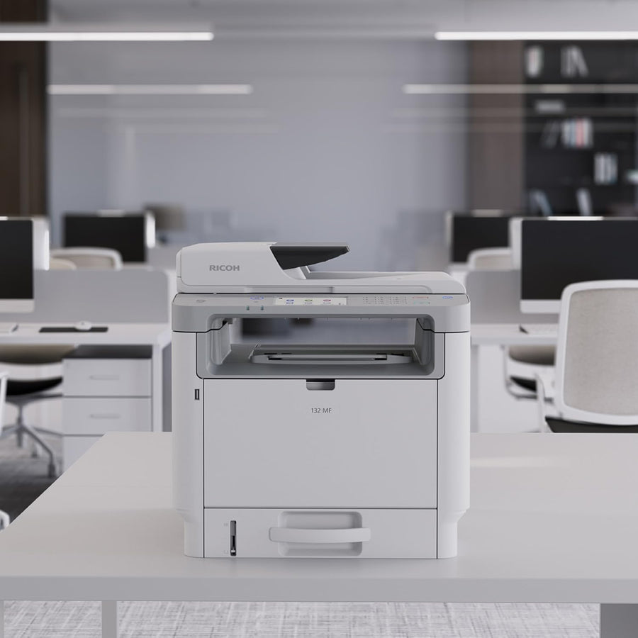 RICOH 132 MF Black & White Laser All-in-One Printer