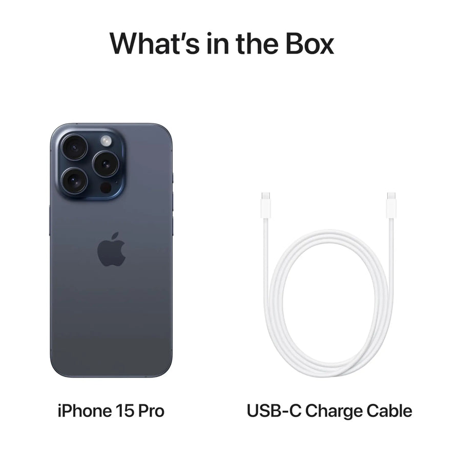 Apple iPhone 15 Pro (256 GB) - Blue Titanium