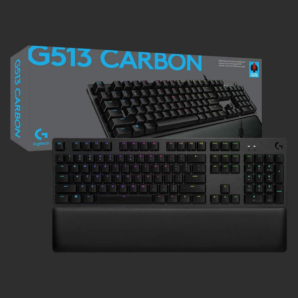 Logitech G513 Carbon LIGHTSYNC RGB Mechanical Gaming Keyboard with