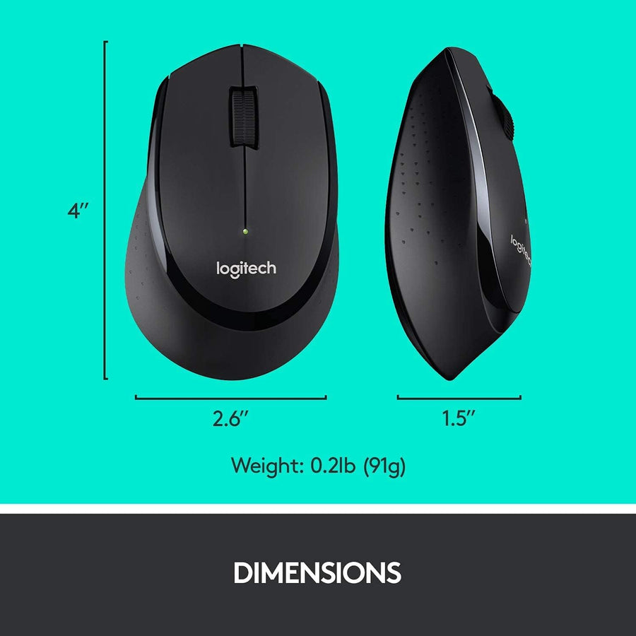 Logitech MK345 Wireless Keyboard and Mouse Combo