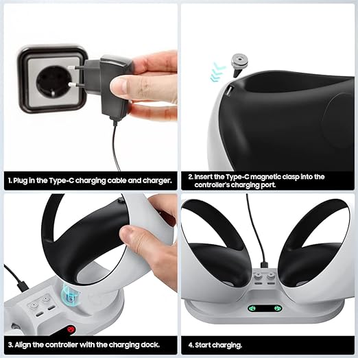 SYOSI Charging Station for Playstation VR2 Controller