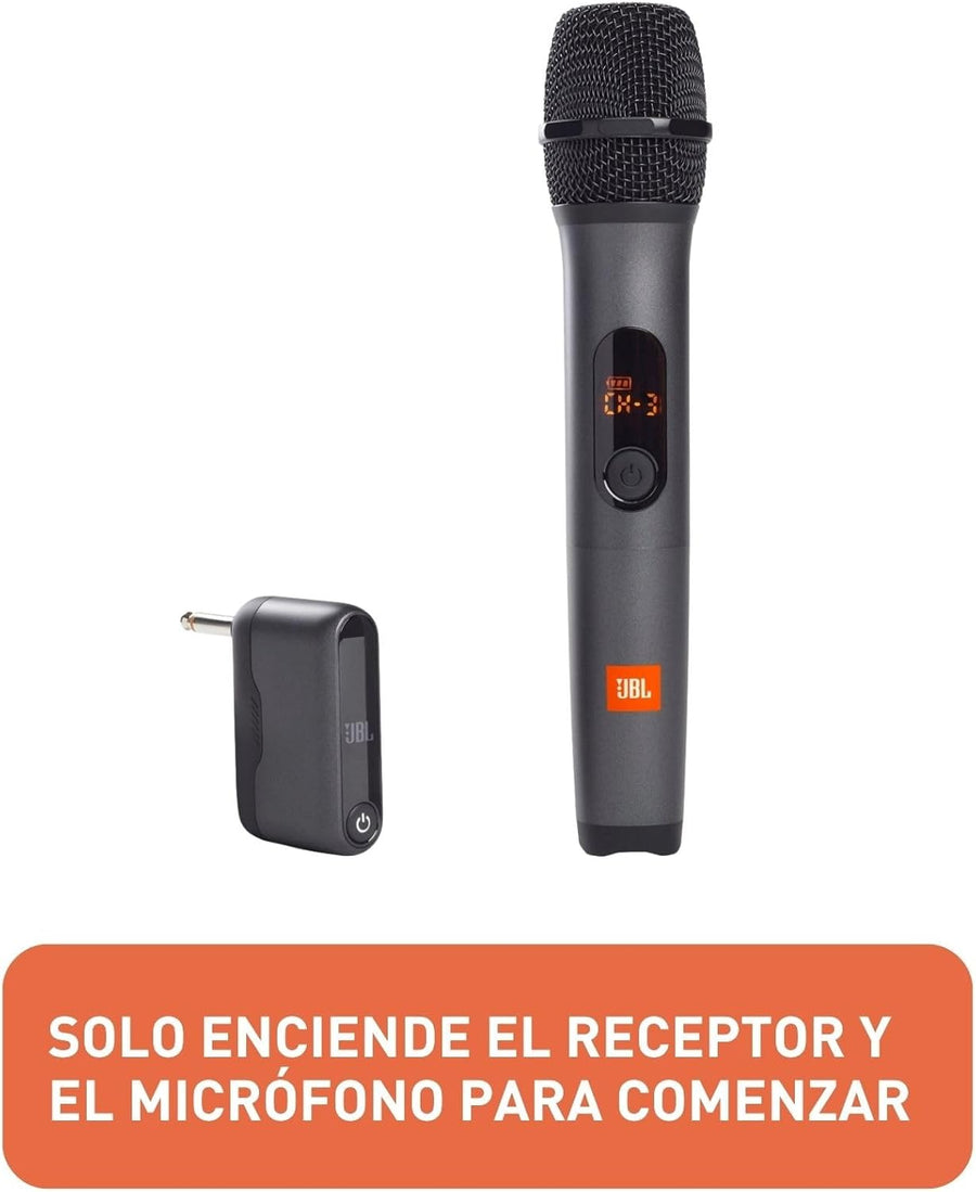 JBL Party Box 110 and Wireless Microphone Bundle Speaker and Microphone with LED Light Effect