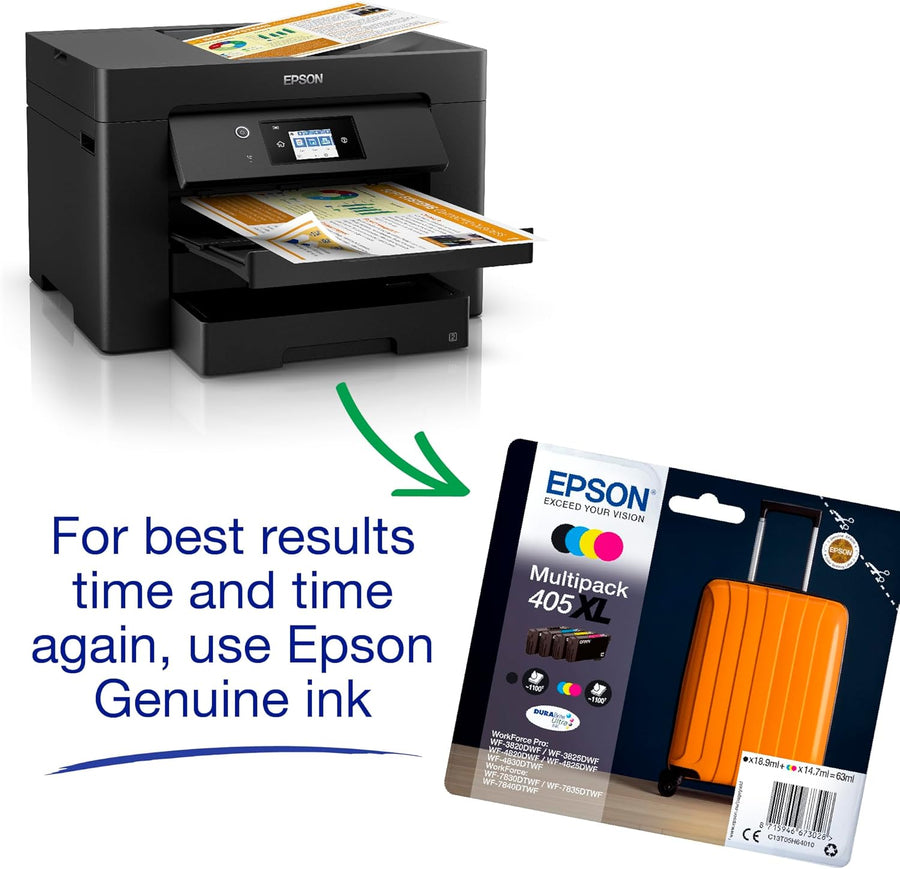 Epson WorkForce WF-7830 All-in-One Wireless Colour Printer with Scanner