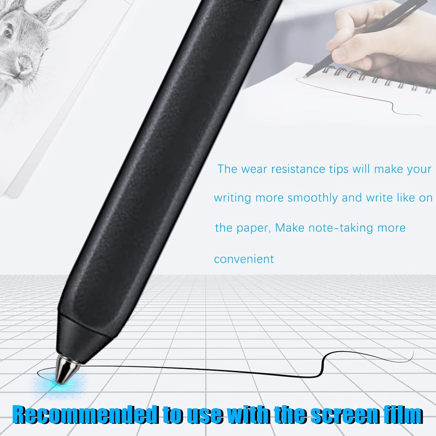 Universal Fit No Worn Out Fine Titanium Alloy Fine Pencil Nibs Compatible with BOOX Pen 2 Pro,iReader,IFLYTEK,Lamy AL-Star Digital Pen