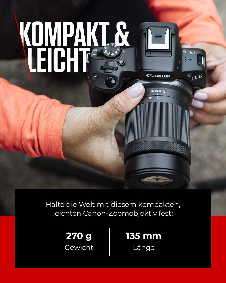 Canon LENS RF-S55-210MM F5-7.1 IS STM