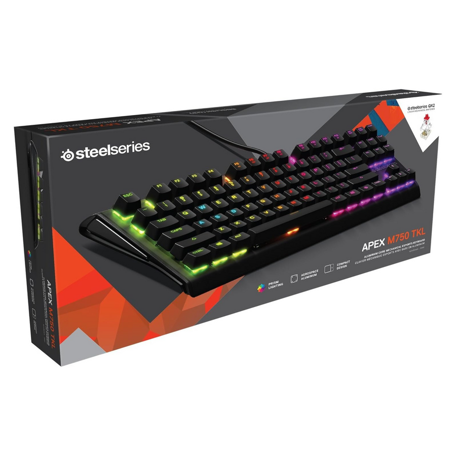 SteelSeries Apex M750 TKL RGB Tenkeyless Mechanical Gaming Keyboard