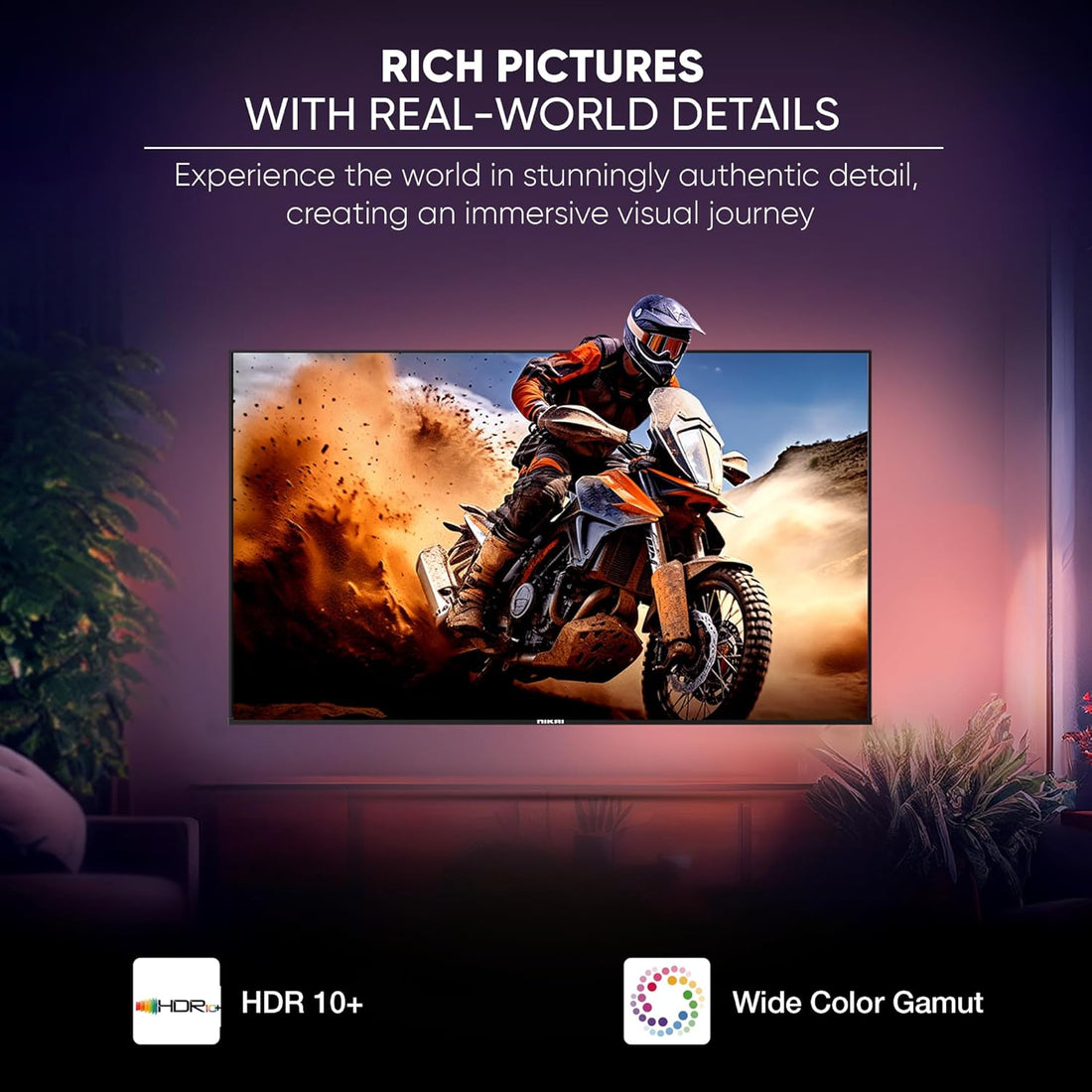 Nikai 55 Inch 4K Ultra HD Smart Google TV