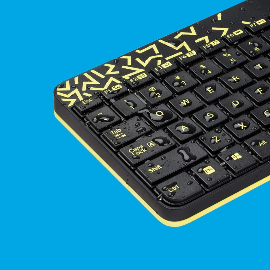 Logitech MK240 NANO Mouse and Wireless Mini Size Keyboard Combo English Black