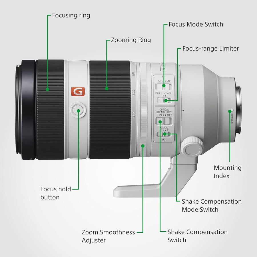 Sony Fe 100 400mm G Master Super Telephoto Zoom Lens