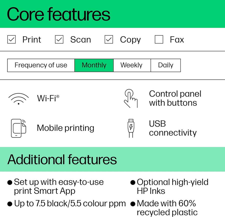 HP DeskJet Ink Advantage 2875 Wireless Print