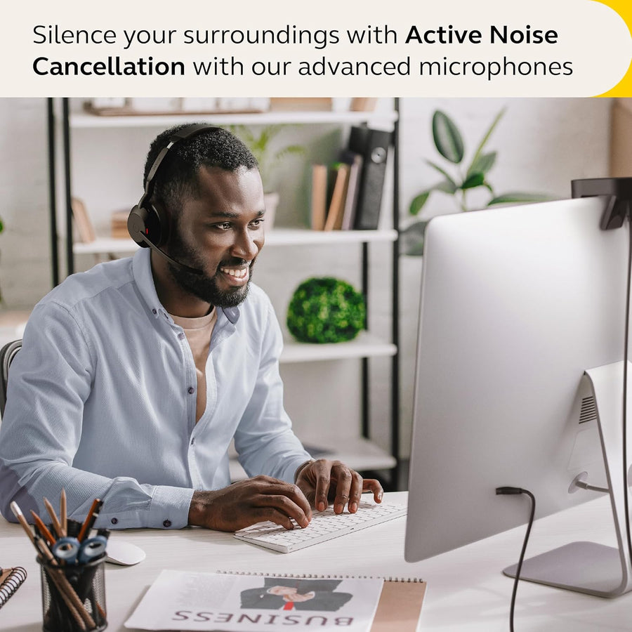 Jabra Evolve2 55 Stereo Wireless Headset - Features AirComfort Technology