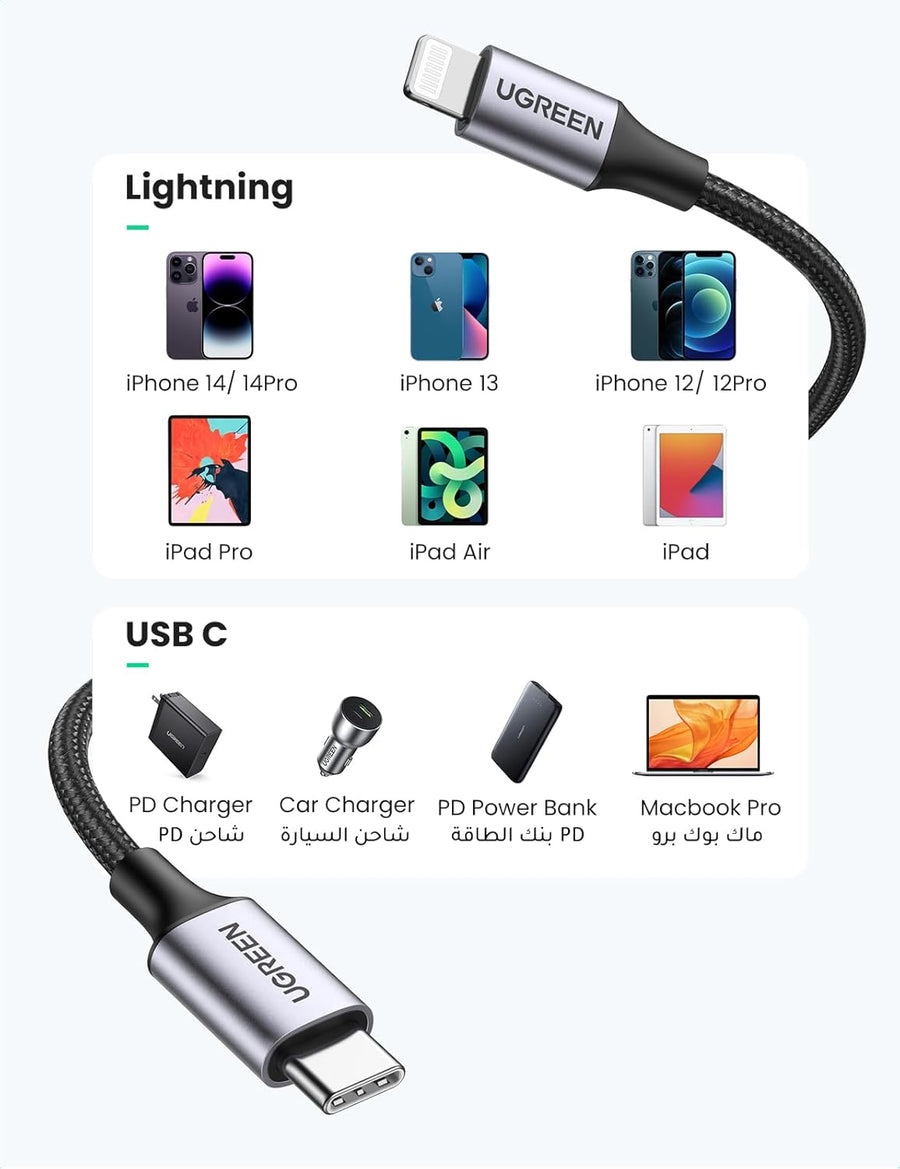 UGREEN Lightning Cable 1M