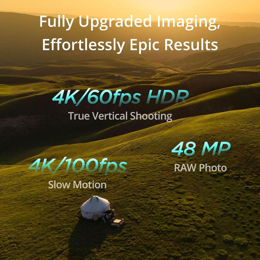 dji Mini 4 Pro (RC 2) Folding Mini-Drone 4K HDR Video Camera Under 0.549 lbs/249g
