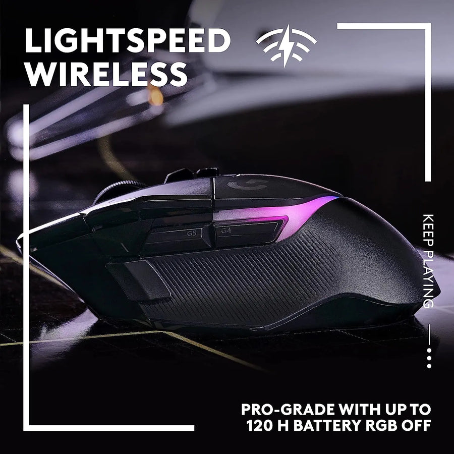Logitech G502 X PLUS LIGHTSPEED Wireless Gaming Mouse - LIGHTSYNC RGB
