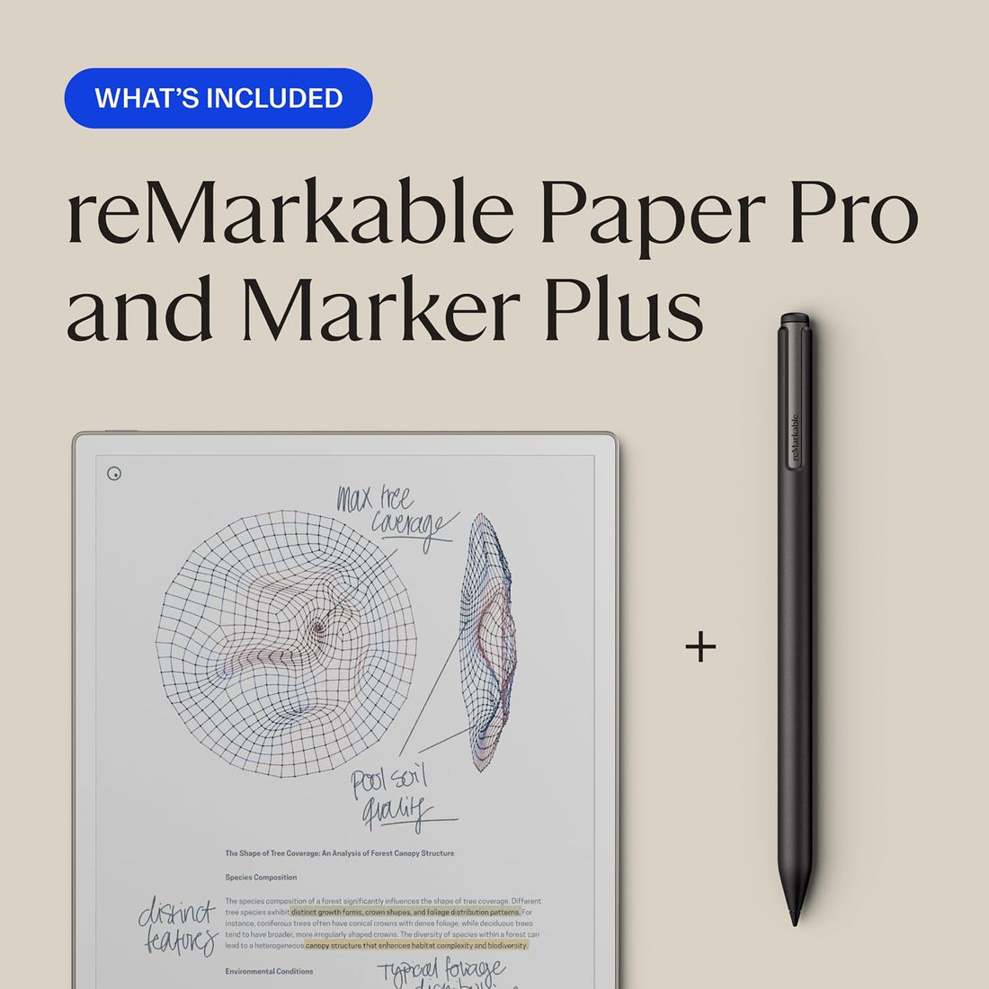 reMarkable Paper Pro Bundle – Includes 11.8” reMarkable Paper Tablet
