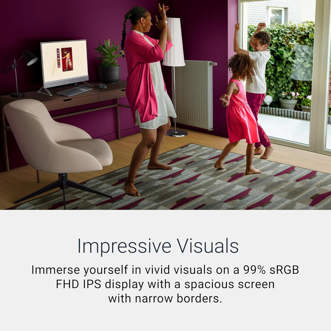 Dell 24 All-in-One Desktop ec24250-23.8-inch FHD Touch Display