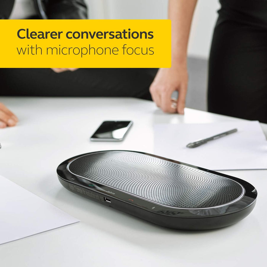 Jabra Speak 810 MS Wireless Bluetooth Speakerphone - Portable Conference Speaker with Superior Audio for Larger Conference Calls