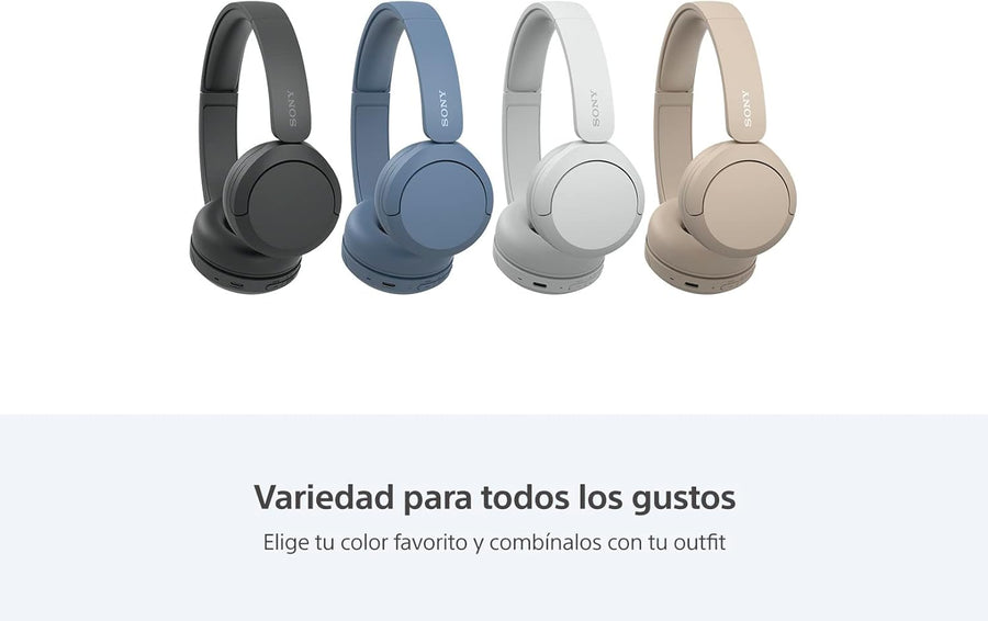 Sony WH-CH520 Wireless On-Ear Headphones Up to 50 Hours Battery Life