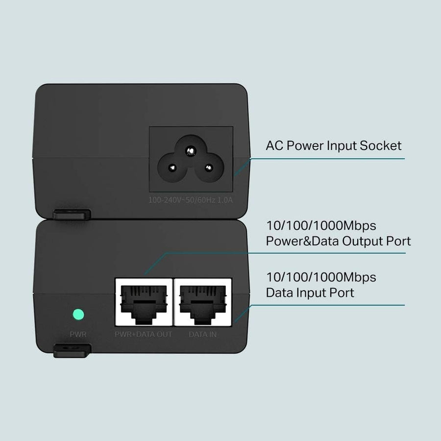TP-Link 802.3at/af Gigabit PoE Injector
